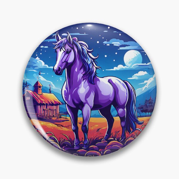 Item preview, Purple Horse designed and sold by joannamichelled.