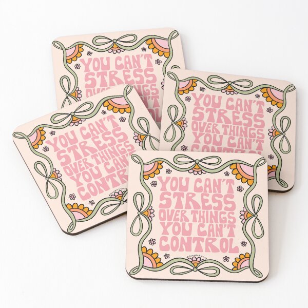 Item preview, You Can't Stress Over Things You Can't Control designed and sold by doodlebymeg.