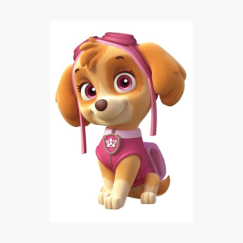 Skye - Paw Patrol Fan Art nickelodeon Poster