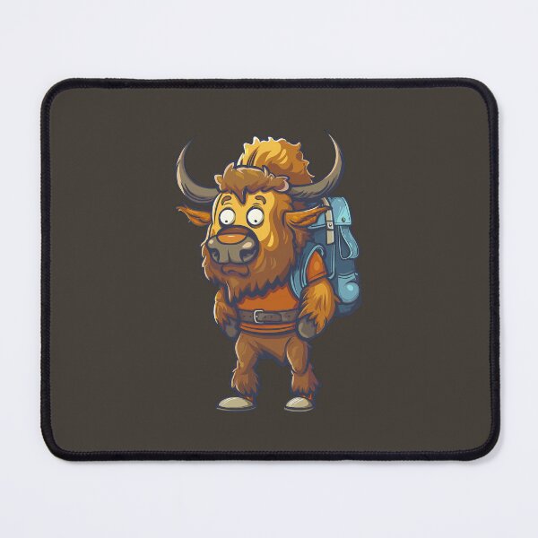 Item preview, Funny Bison Hiking Outdoor Adventure designed and sold by Wild-Co.