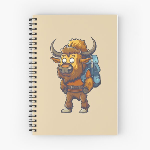 Item preview, Funny Bison Hiking Outdoor Adventure designed and sold by Wild-Co.