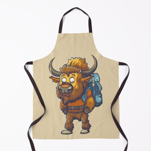 Item preview, Funny Bison Hiking Outdoor Adventure designed and sold by Wild-Co.