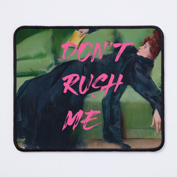 Item preview, Don't Rush Me, Decadent Girl, Altered Vintage Art designed and sold by vintagevivian.