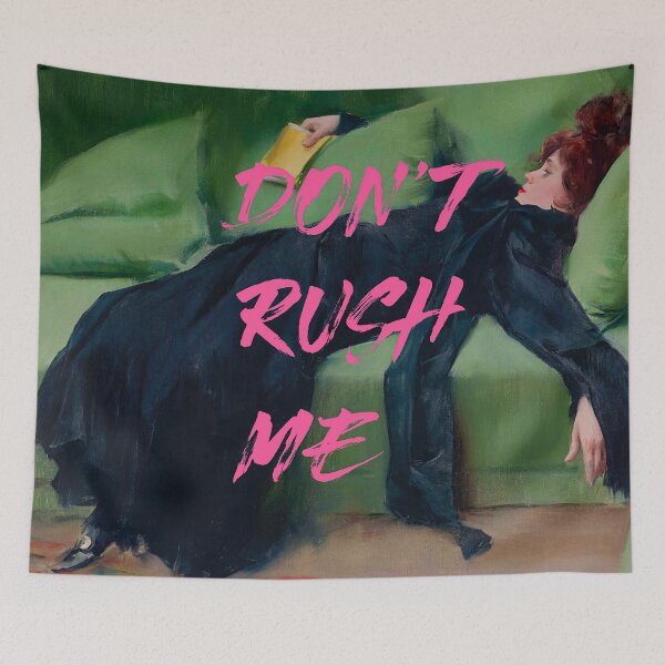 Item preview, Don't Rush Me, Decadent Girl, Altered Vintage Art designed and sold by vintagevivian.
