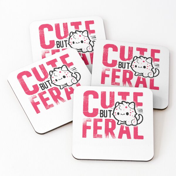 Item preview, Cute But Feral monster T-Shirt, Cute Animal Graphic Tee, Funny cute monster Gift, Adorable Feral monster Design, Feral Girl Summer gift designed and sold by KOURCHAL ART.