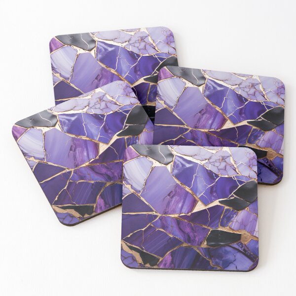 Item preview, Amethyst - Kintsugi designed and sold by KootenayDesigns.