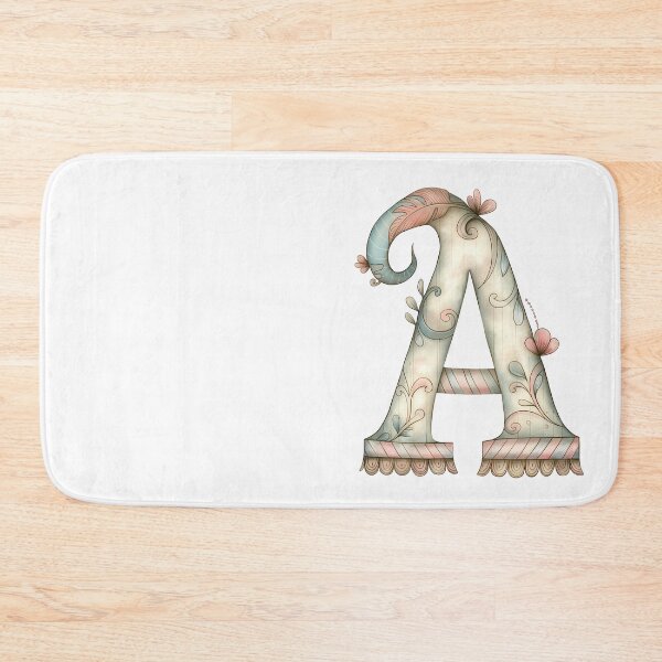 Item preview, Letter A Monogram, Fancy Letter A, Grunge Style Letter A designed and sold by FernLiz.