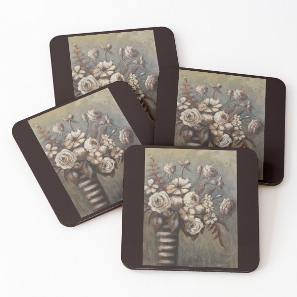 Item preview, Painted flowers Original Art designed and sold by alczar.