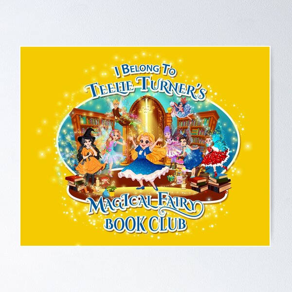 Item preview, I Belong To Teelie Turner's Magical Fairy Book Club~Join Today~Yellow™ designed and sold by FairyBookClub.