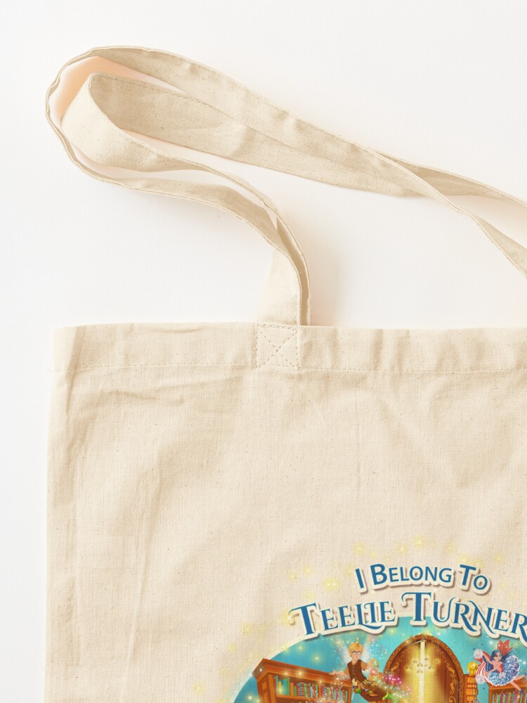 Thumbnail 3 of 5, Tote Bag, I Belong To Teelie Turner's Magical Fairy Book Club~Join Today~Yellow™ designed and sold by FairyBookClub.