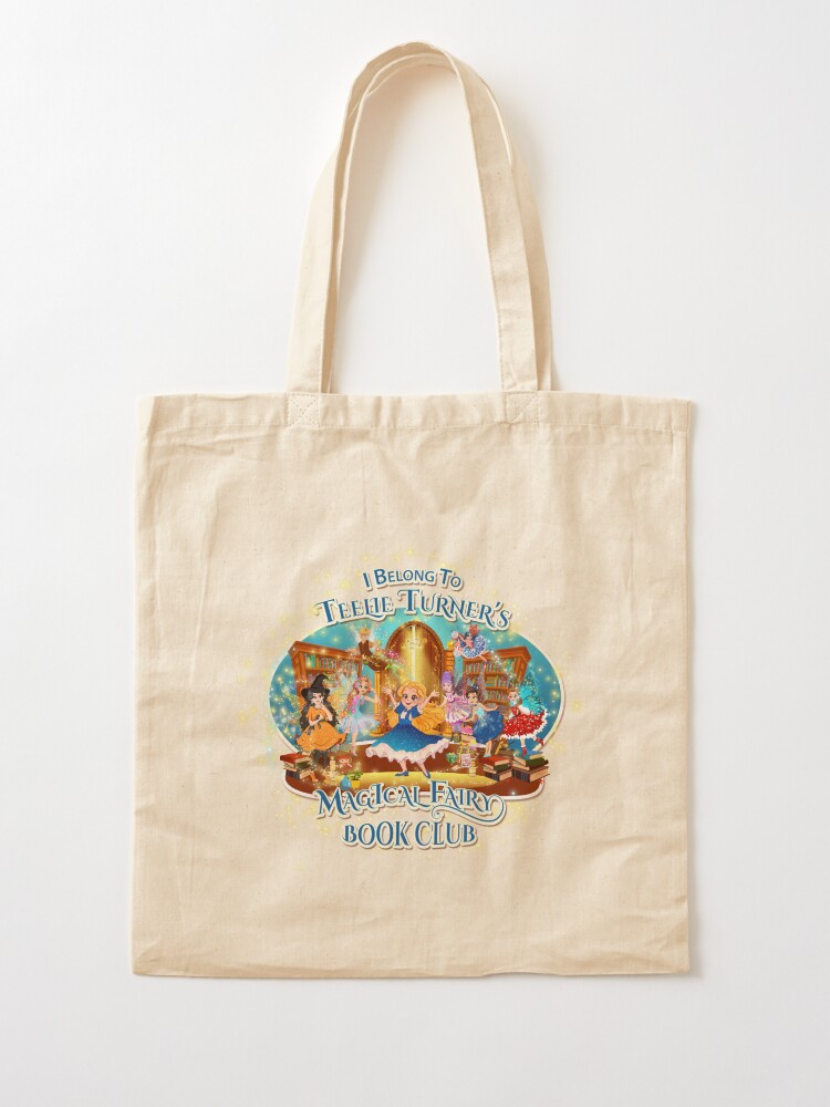 Thumbnail 2 of 5, Tote Bag, I Belong To Teelie Turner's Magical Fairy Book Club~Join Today~Yellow™ designed and sold by FairyBookClub.