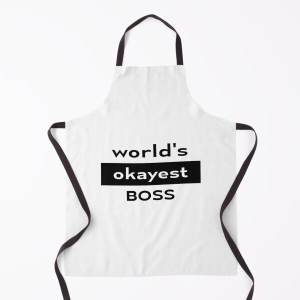 Item preview, World's okayest Boss | Funny| Gift | Words designed and sold by RedCircleArt.