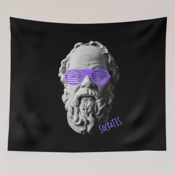 Item preview, SOCRATES - Fun Quote Student Teacher Philosophy Gift designed and sold by PHILOSOPHY-SWAG.