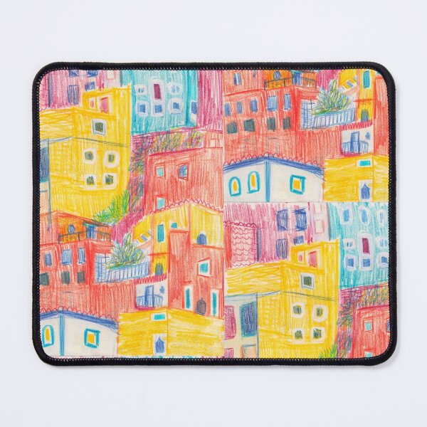Item preview, Colourful city sketch designed and sold by schnillos.