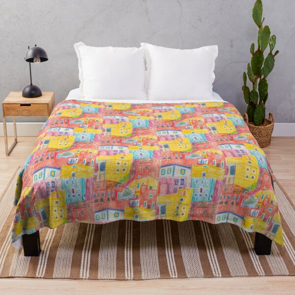 Item preview, Colourful city sketch designed and sold by schnillos.