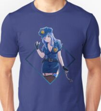 Juvia Polizei Slim Fit T-Shirt