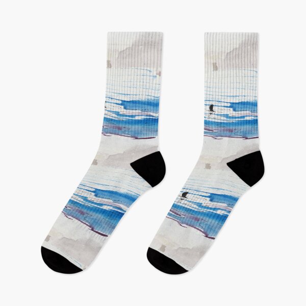 Item preview, Swimmer in the sea at Sidmouth painting designed and sold by MikeJory.