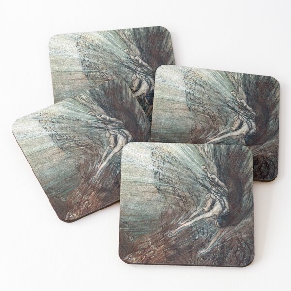 Item preview, The frolic of the Rhine-Maidens - Arthur Rackham designed and sold by forgottenbeauty.