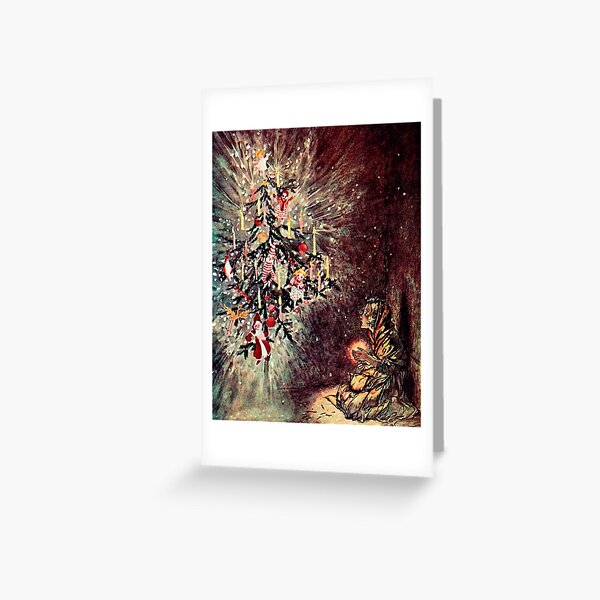 Item preview, The Little Match Girl - Arthur Rackham Christmas designed and sold by forgottenbeauty.