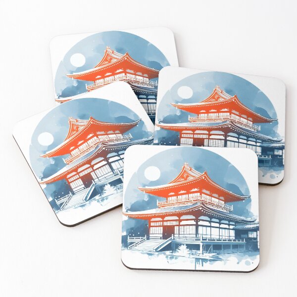 Item preview, Japanese Pagoda in the Moonlight designed and sold by CodeKatana.