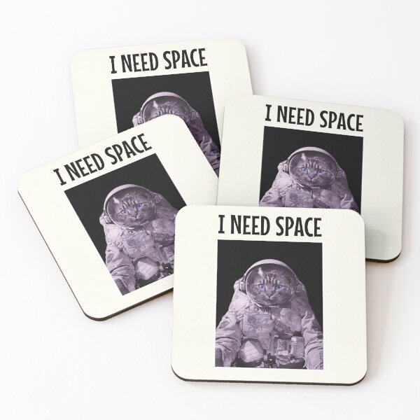 Item preview, I need space #CatGifts #CatLady #CatMom #CatDad #CatLife designed and sold by Anna Halasek.