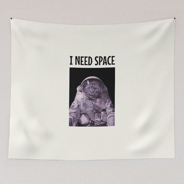 Item preview, I need space #CatGifts #CatLady #CatMom #CatDad #CatLife designed and sold by Anna Halasek.