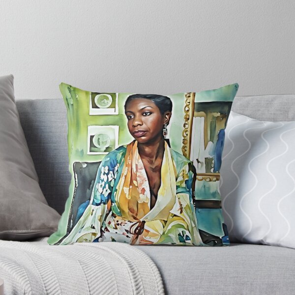 Item preview, Beautiful Nina Simone - London - Watercolor designed and sold by deusrex007.