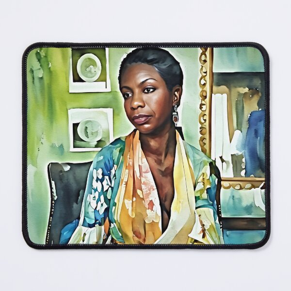 Item preview, Beautiful Nina Simone - London - Watercolor designed and sold by deusrex007.