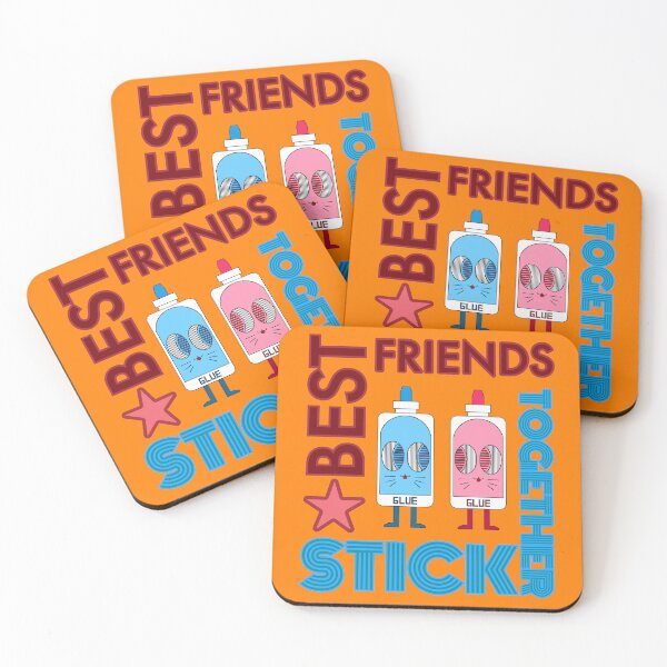 Item preview, Best Friends Stick Together designed and sold by chowlet.