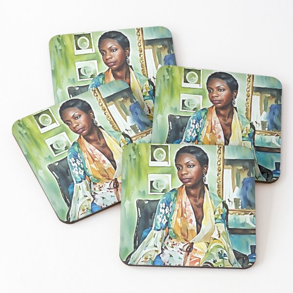 Item preview, Beautiful Nina Simone - London - Watercolor designed and sold by deusrex007.