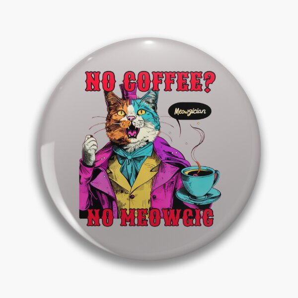 Item preview, No Coffee? No Meowgic II. designed and sold by FabulDeco2022.