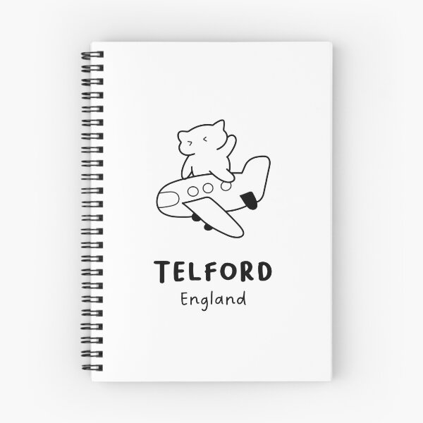 Item preview, Telford, England | Adorable Cat on Plane Design | Airplane Illustration | Cat's Trip designed and sold by RM-Journey.
