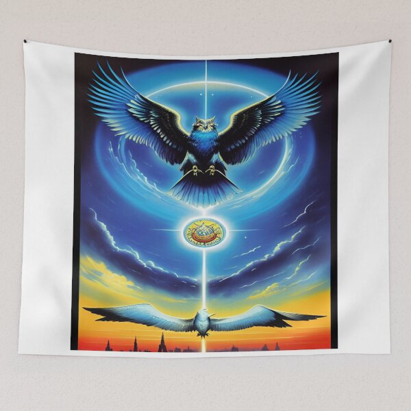 Item preview, Celestial Bird Artwork: Soaring to New Heights designed and sold by merve02shop.