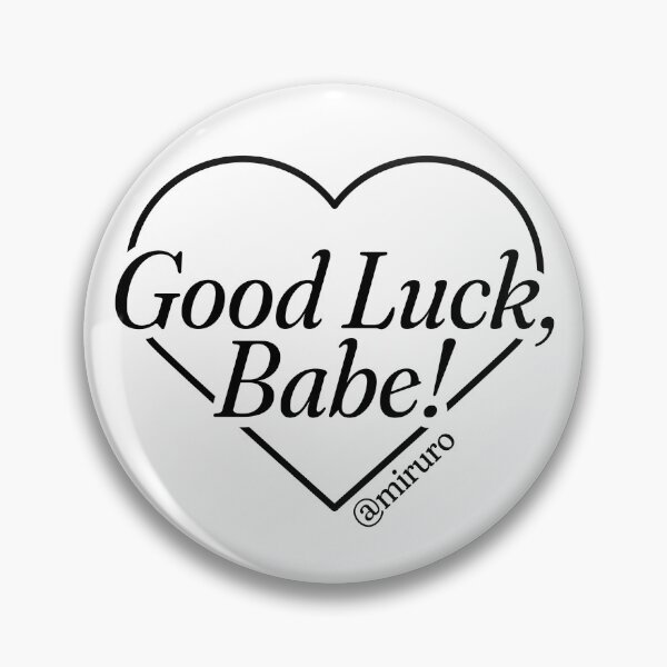 Item preview, Good Luck Babe Heart Chappel Roan designed and sold by miruro.