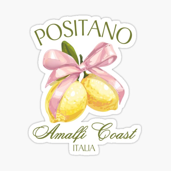 Item preview, Positano Italy, Italia, Amalfi Coast Gift, Lemon, Coquette, Italian Lemon Tree, Capri Gifts designed and sold by MerchSearchCO.