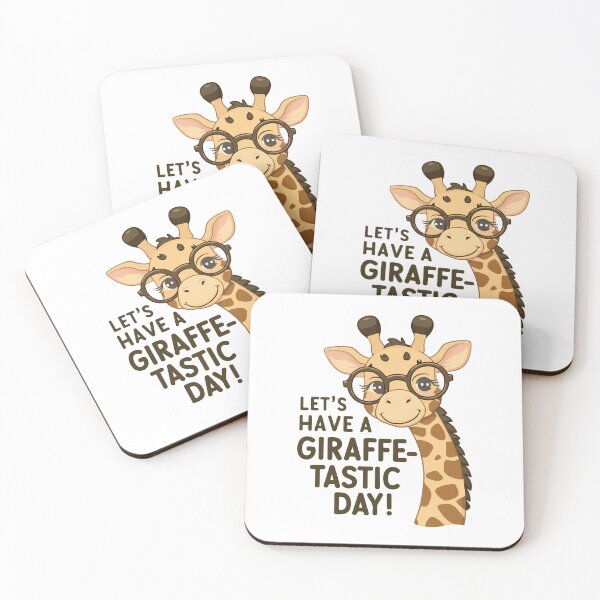 Item preview, Let’s have a fantastic day - Funny giraffe designed and sold by HandicraftArt.