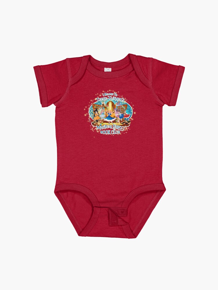 Thumbnail 1 of 2, Baby One-Piece, I Belong To Teelie Turner's Magical Fairy Book Club~Join Today~Red™ designed and sold by FairyBookClub.
