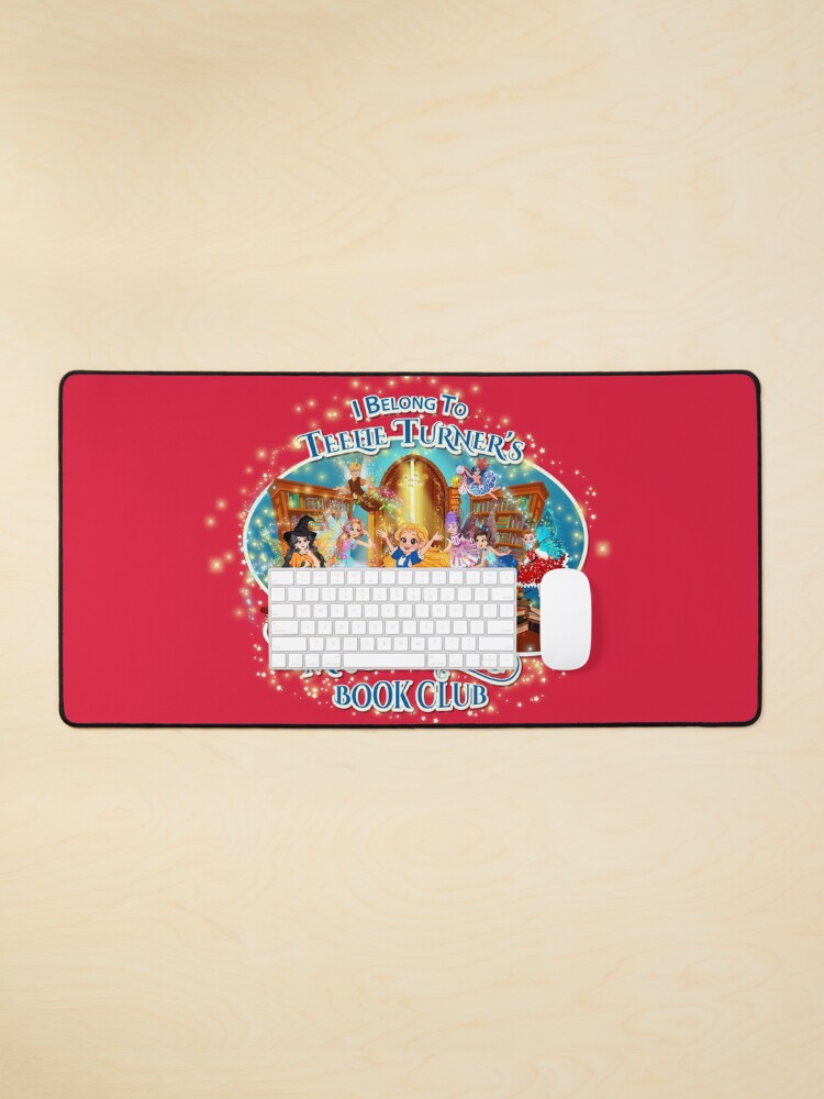Thumbnail 1 of 5, Mouse Pad, I Belong To Teelie Turner's Magical Fairy Book Club~Join Today~Red™ designed and sold by FairyBookClub.