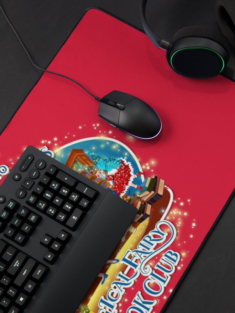 Thumbnail 4 of 5, Mouse Pad, I Belong To Teelie Turner's Magical Fairy Book Club~Join Today~Red™ designed and sold by FairyBookClub.