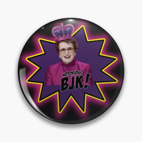 Item preview, Notorious BJK - Billie Jean King POW! designed and sold by GCFMerch.