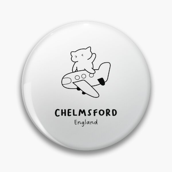 Item preview, Chelmsford, England | Adorable Cat on Plane Design | Airplane Illustration | Cat's Trip designed and sold by RM-Journey.