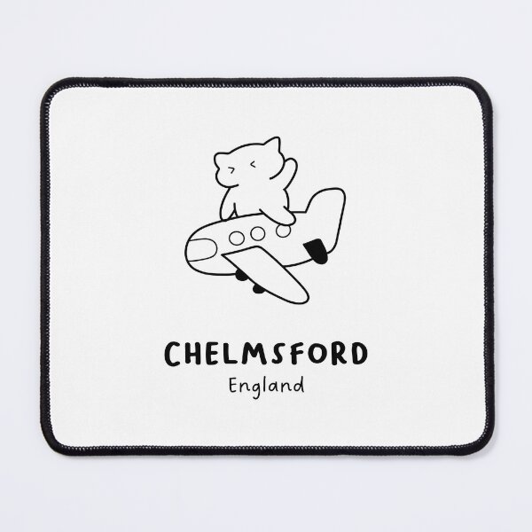 Item preview, Chelmsford, England | Adorable Cat on Plane Design | Airplane Illustration | Cat's Trip designed and sold by RM-Journey.