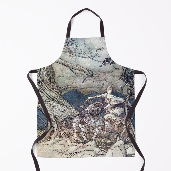 Item preview, Fricka approaches in anger - Arthur Rackham designed and sold by forgottenbeauty.