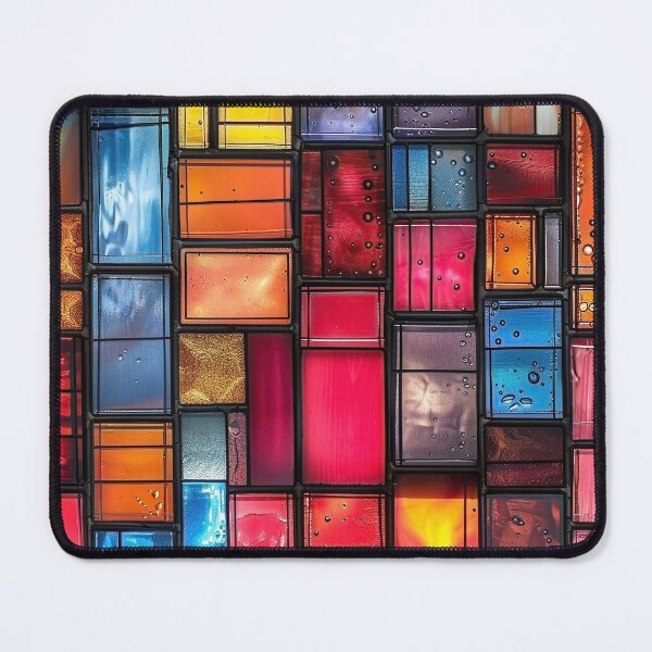Item preview, Rectangular Stained Glass Window Pattern designed and sold by purelypatterns.