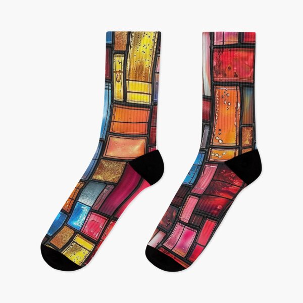 Item preview, Rectangular Stained Glass Window Pattern designed and sold by purelypatterns.