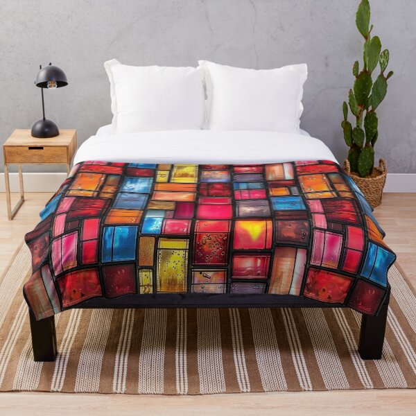 Item preview, Rectangular Stained Glass Window Pattern designed and sold by purelypatterns.
