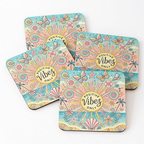 Item preview, Positive Beach Vibes designed and sold by GirlCoder.
