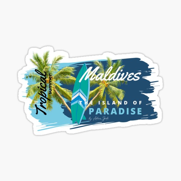 Artikel-Vorschau von Malediven, die paradiesische Insel, designt und verkauft von AdamJedi.
