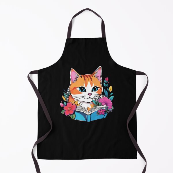 Item preview, Cute Cat Reading Book designed and sold by creativevogue.