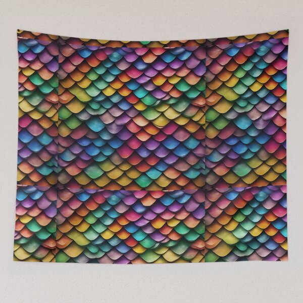 Item preview, Rainbow Dragon Scales designed and sold by Zenvo.